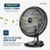 Ventilador de mesa 50 cm 8 p�s 3 velocidades Turbo  110V