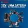 Bateria ons de ltio 12V 2Ah - GBA