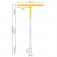 Chave canh�o 10 mm cabo tipo T - BOM-1264	