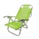 Cadeira de praia dobrvel em 5 posies verde - Copacabana