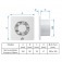 Exaustor para banheiro dimetro de 100mm - EXB101  110V