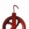 Roldana met�lica com gancho 10 cm