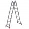 Escada multifuncional de alum�nio 4 x 5 com 20 degraus 13 em 1 - ESC0294
