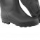 Bota de PVC preta cano mdio sem forro