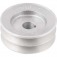 Polia de alum�nio 2 canais perfil A 90 mm com furo de 3/4