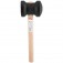 Martelo de borracha 80 mm preto
