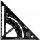 Esquadro tri�ngular de alum�nio 300 mm com goni�metro