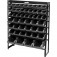 Estante metlica com 49 gavetas pretas n3 / n5 / n7