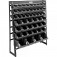Estante metlica com 49 gavetas pretas n3 / n5 / n7