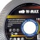 Disco diamantado 105 x 20 mm turbo fino porcelanato - W-Max