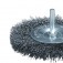 Escova de a�o circular fio ondulado com haste 6 x 100 mm 