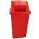 Cesto coletor de lixo 60L tampa basculante Sem adesivo - CV61VM