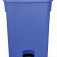 Cesto coletor de lixo com pedal 100L com rodas - CP11AZ