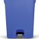 Cesto coletor de lixo com pedal 100L com rodas - CP11AZ