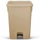 Cesto coletor de lixo com pedal 100L com rodas - CP11BG