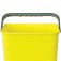 Balde plstico 4 litros com ala amarelo - BA04AM
