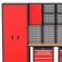 Arm�rio modular para oficina vermelho - 1205100650