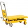 Mesa hidr�ulica pantogr�fica capacidade 500 Kg com roda de PU - MPP 500