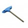 Jogo de chave hexalobular com cabo em T T9 a T50 com 10 pe�as - 42TX-10