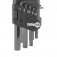 Jogo de chave allen curta 1,5 a 10 mm com 9 pe�as
