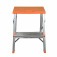 Escada banqueta de alum�nio 1 degrau + patamar - ESC0070