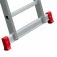 Escada de alum�nio extens�vel 2,12 x 3,18 m 2 x 7 degraus - ESC0616