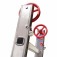 Escada de alum�nio extens�vel  2,68 x 4,30 m 2 x 9 degraus - ESC0618