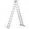 Escada de alum�nio extens�vel 3,24 x 5,42 m 2 x 11 degraus - ESC0620
