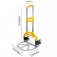 Carro armaz�m para cargas dobr�vel capacidade de 75 kg - BOM-2861