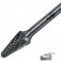 Lima rotativa endurecida c�nica redonda 10 x 25 mm haste 6 mm - 23.222