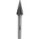 Lima rotativa endurecida c�nica reta 8 x 20 mm haste 6 mm - 23.202