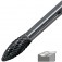 Lima rotativa endurecida em chama 8 x 20 mm haste 6 mm - 23.214