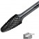 Lima rotativa endurecida em arvore 10 x 29 mm haste 6 mm - 23.204
