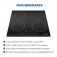 Cooktop de induo 4 bocas 7000W display digital touch - CTI-03  220V