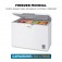 Freezer e Refrigerador Horizontal 308L branco - FHZ-01-W320  220V