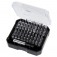 Jogo de bits 61 pe�as encaixe sextavado 1/4