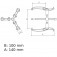 Saca polia com 3 garras articulado abertura de 100 mm