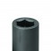 Soquete sextavado longo de impacto 7 mm com encaixe de 1/2
