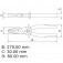 Alicate universal isolado a�o cromo van�dio 8