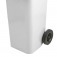 Cesto de lixo gari 120L sem adesivo com rodas de 200mm - C120BR