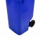 Cesto de lixo gari 240L com rodas de 200 mm sem pedal - C240AZ