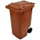 Cesto de lixo gari 240L com rodas de 200 mm sem pedal - C240MR