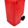 Cesto de lixo gari 240L com rodas de 200 mm sem pedal - C240VM