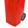 Cesto de lixo gari 240L com rodas de 300 mm sem pedal - C241VM