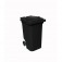 Carrinho coletor de lixo 240 litros sem pedal - 13632