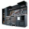Arm�rio Mobili�rio para oficina tampo em madeira com kit 268 ferramentas - C45PRO 2.0W