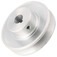 Polia de alum�nio 1 canal perfil A 90 mm com furo de 5/8