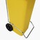 Lixeira pl�stica 120 litros com pedal e rodas