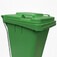 Lixeira pl�stica 120 litros com pedal e rodas