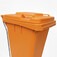 Lixeira pl�stica 120 litros com pedal e rodas